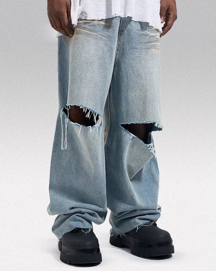 Y2k baggy jeans ’Yabu’ - TECHWEAR STORM™