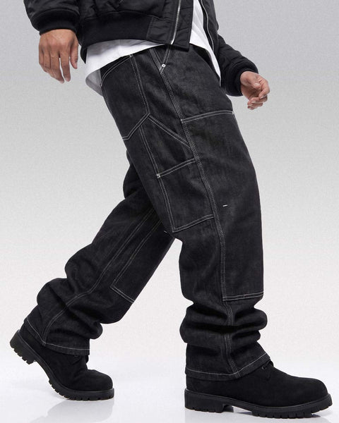 パンツ Marc Jacobs coated black denim swag Y2K Y2k black jeans men 