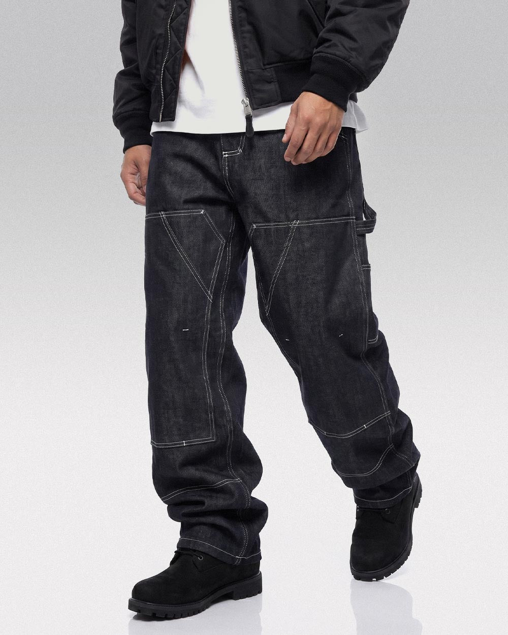 Y2k black jeans men ’Kitaiba’