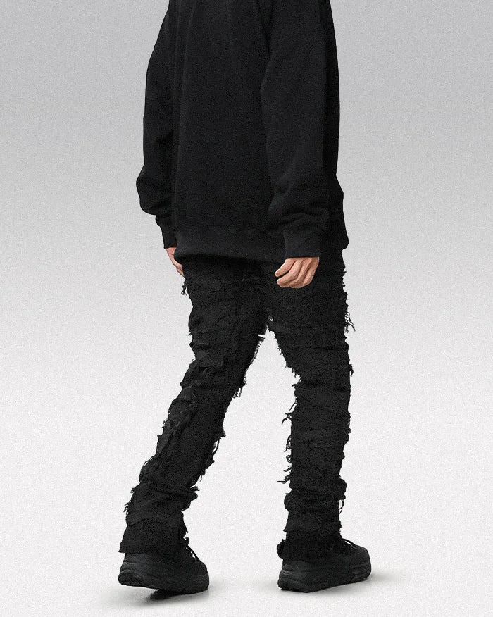 Y2k black jeans men ’Kitaiba’ - TECHWEAR STORM™