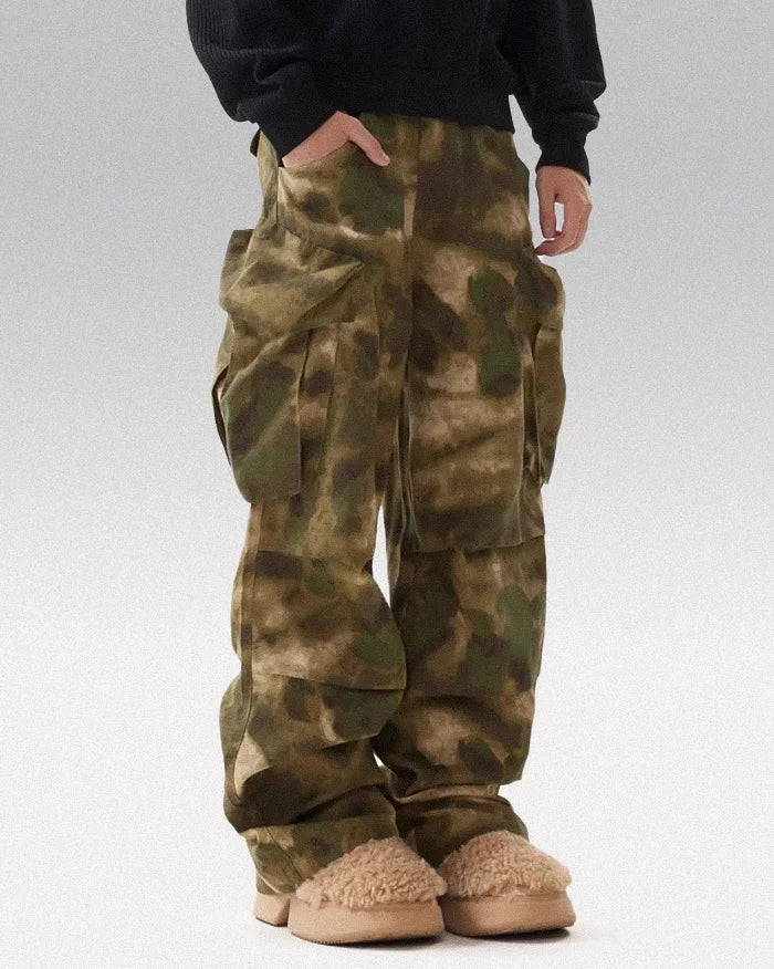 Y2k camo cargo pants ’Hama’ - TECHWEAR STORM™