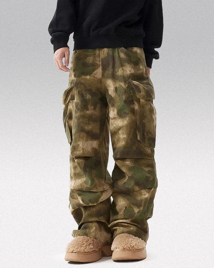 Y2k camo cargo pants ’Hama’ - TECHWEAR STORM™