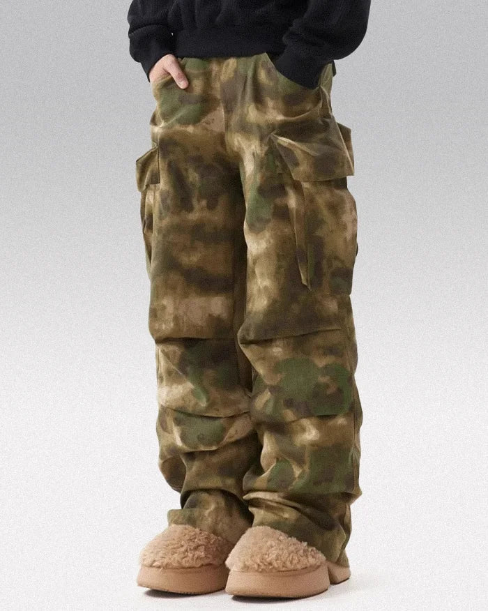 Y2k camo cargo pants ’Hama’ - TECHWEAR STORM™