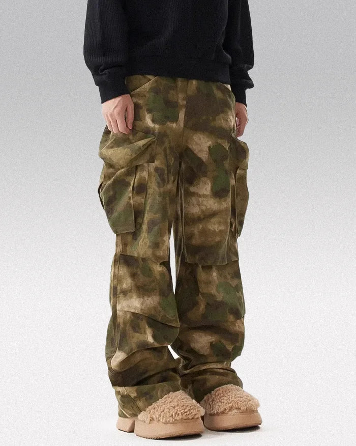 Y2k camo cargo pants ’Hama’ - TECHWEAR STORM™