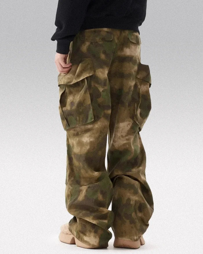 Y2k camo cargo pants ’Hama’ - TECHWEAR STORM™