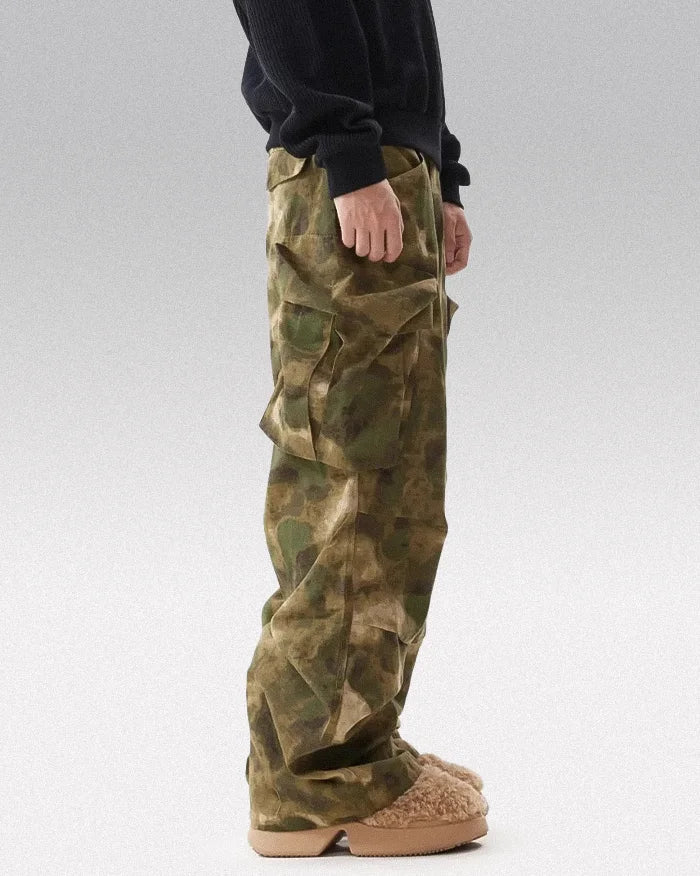 Y2k camo cargo pants ’Hama’ - TECHWEAR STORM™