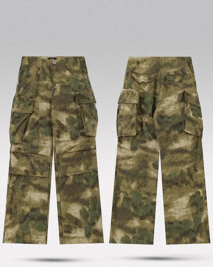 Y2k camo cargo pants ’Hama’ - TECHWEAR STORM™