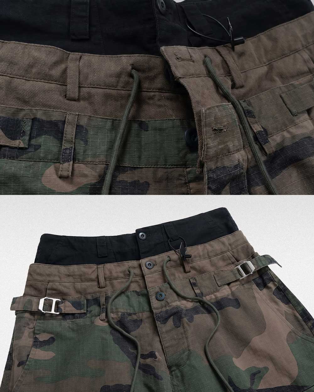 Y2k camo cargo pants ’Hama’