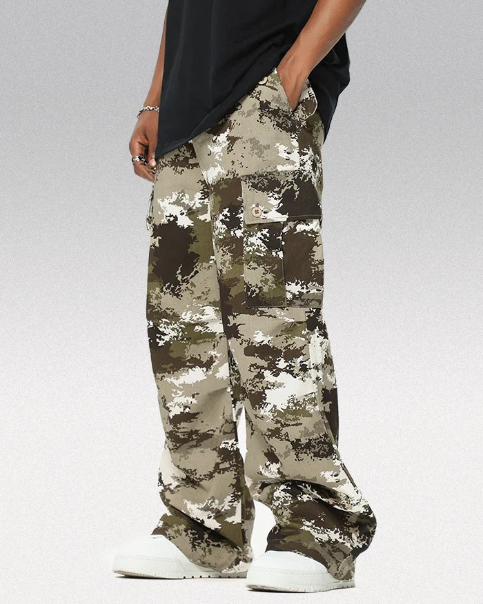 Y2k camo pants ’Bukawa’ - TECHWEAR STORM™