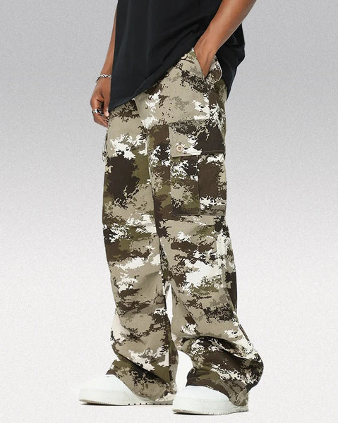 ミュージシャン HIBANA CAMO MILITARY OVER PANTS (ORG) ミュージシャン HIBANA CAMO MILITARY OVER PANTS (ORG) HIBANA