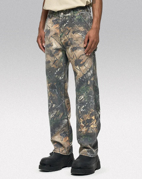 パンツ Mijco camo baggy pants gimmick denim Vintage Interstate Blue Camo Cargo Pants Baggy Jeans Skate