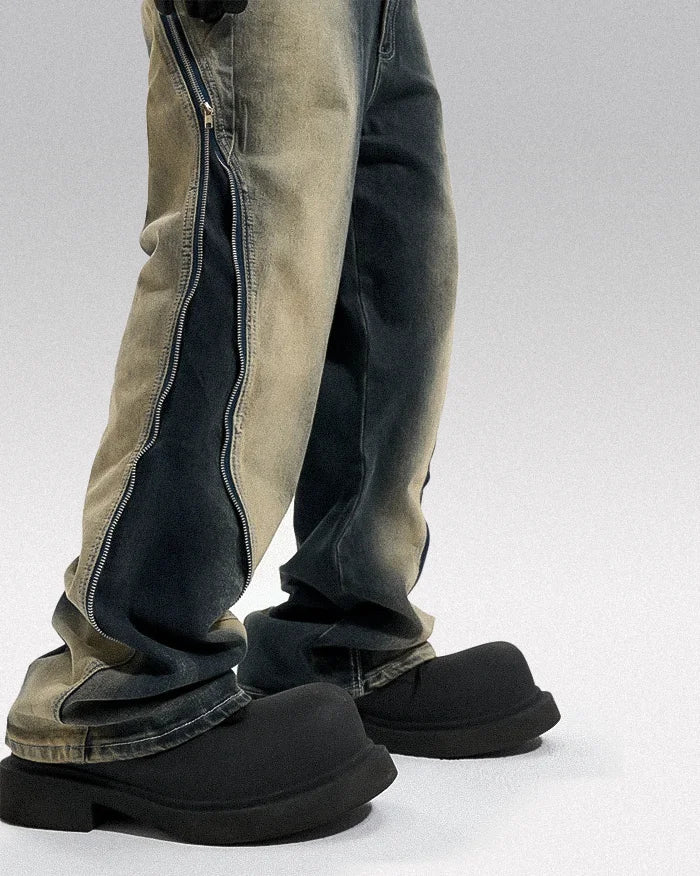 Y2k distressed jeans ’Kaga’ - TECHWEAR STORM™