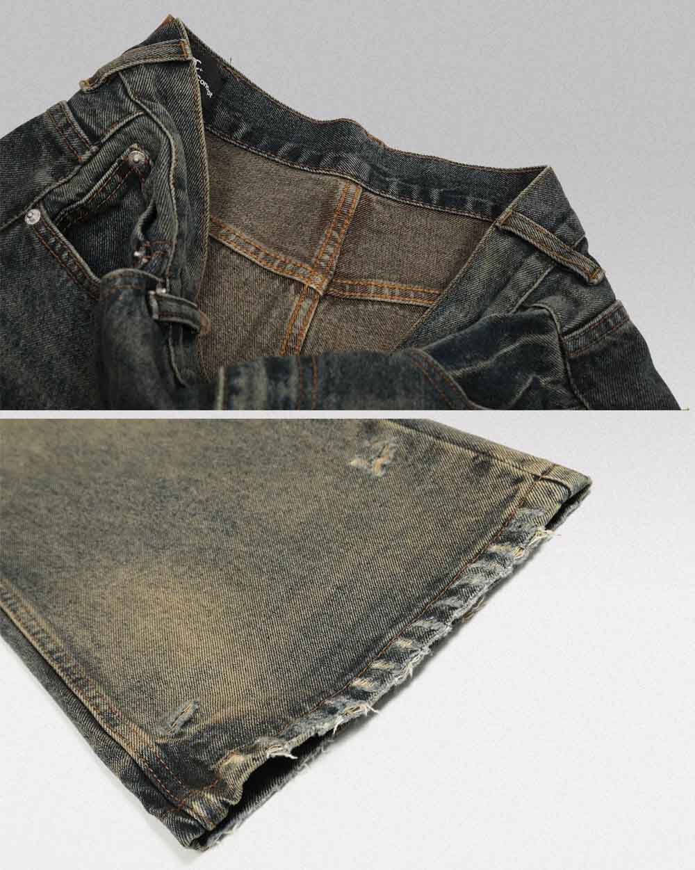 Y2k distressed jeans ’Kaga’