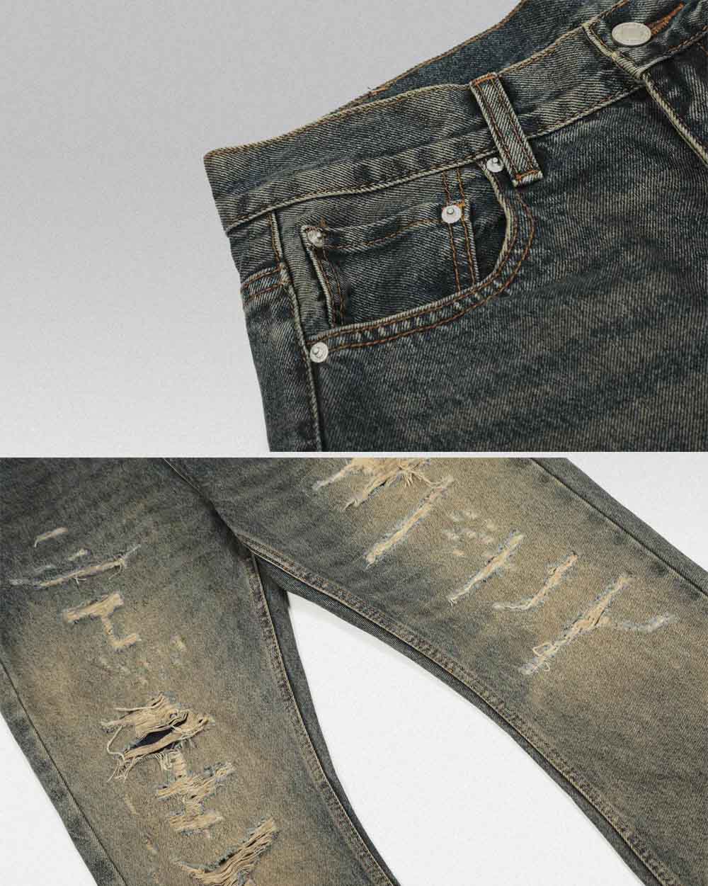 Y2k distressed jeans ’Kaga’
