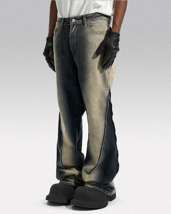 Y2k distressed jeans ’Kaga’ - TECHWEAR STORM™