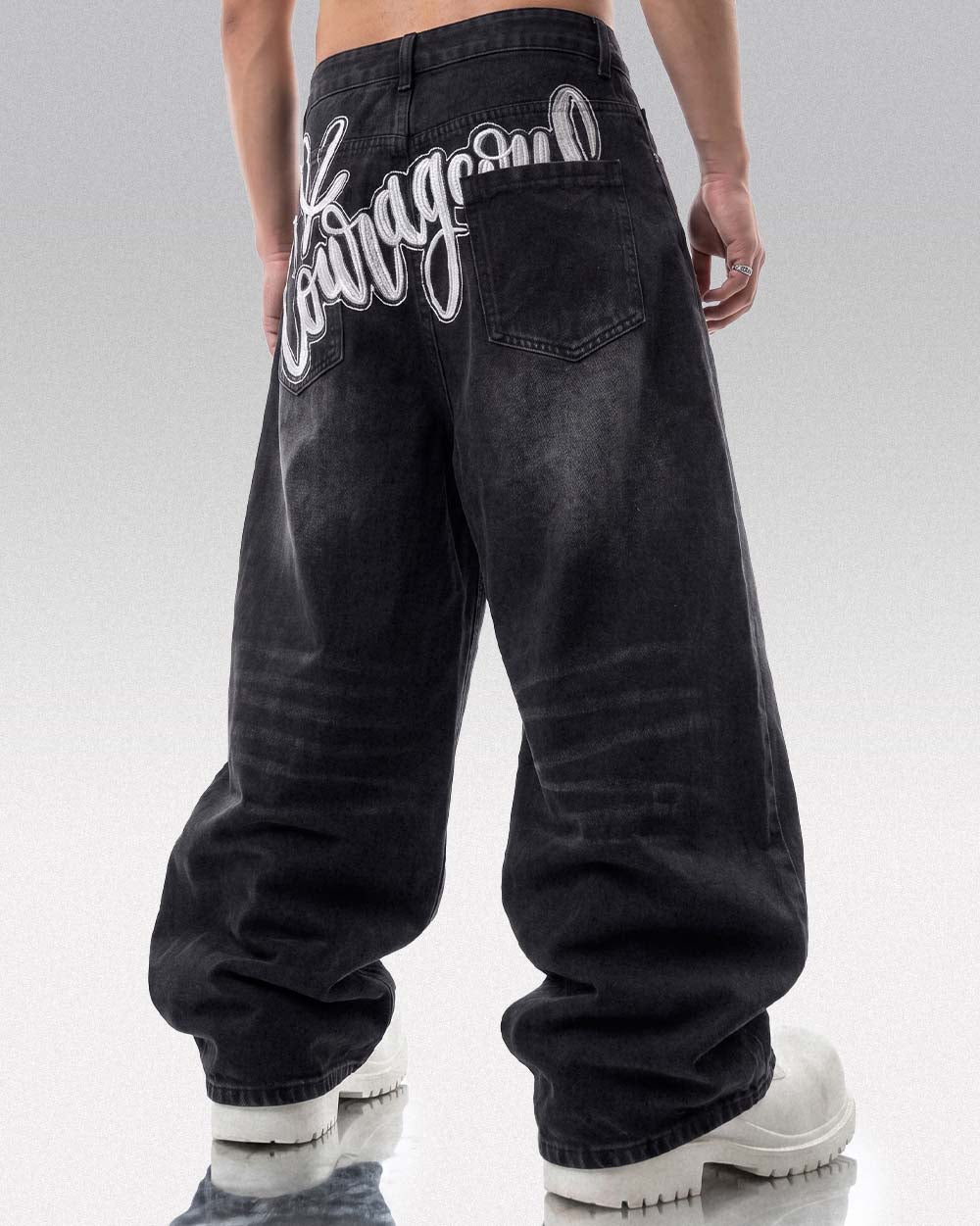 Y2k embroidered jeans ’Shiron’