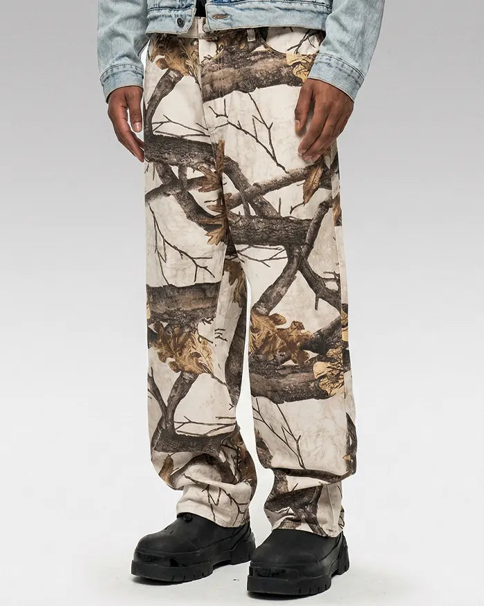 Y2k graphic jeans ’Megata’ - S