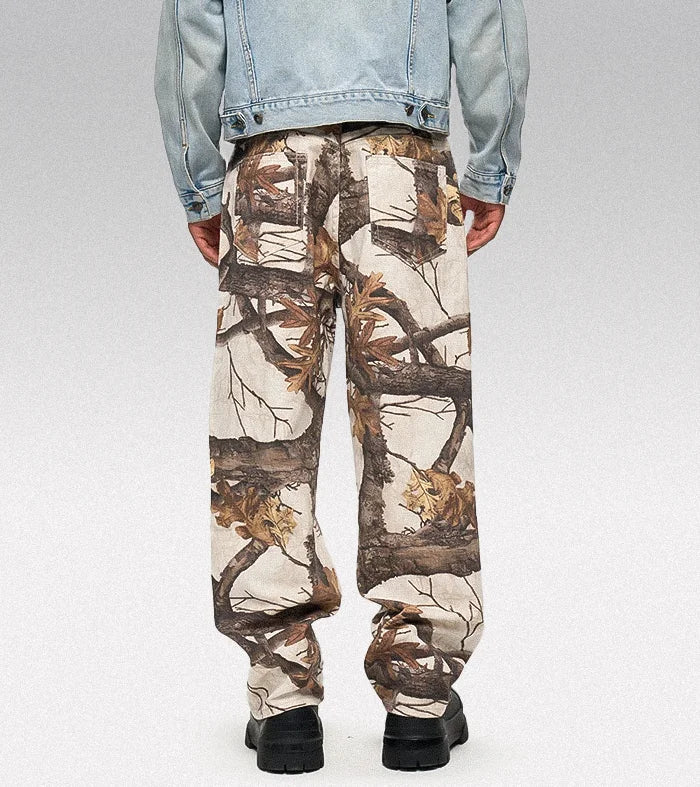 Y2k graphic jeans ’Megata’ - TECHWEAR STORM™