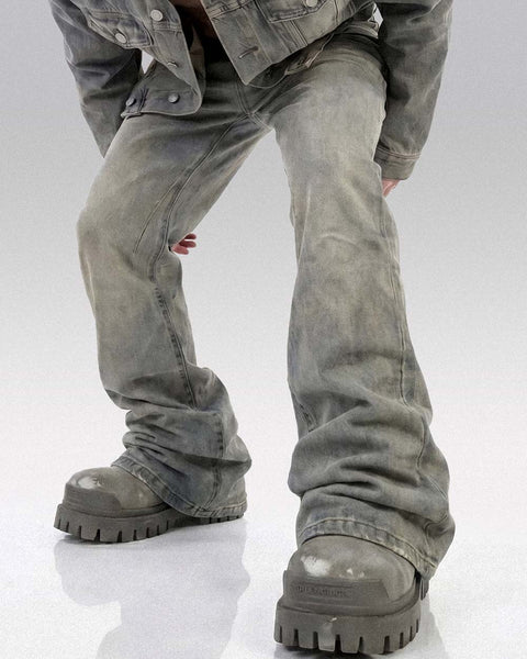 Y2k grey jeans 
