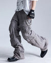 Y2k grey jeans ’Tsuchi’ - TECHWEAR STORM™