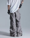 Y2k grey jeans ’Tsuchi’ - TECHWEAR STORM™