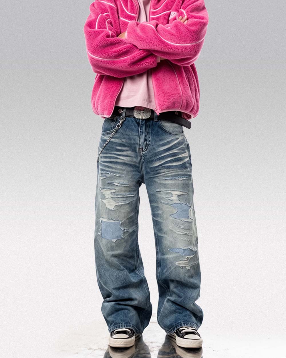 Y2k grunge jeans ’Ishioka’