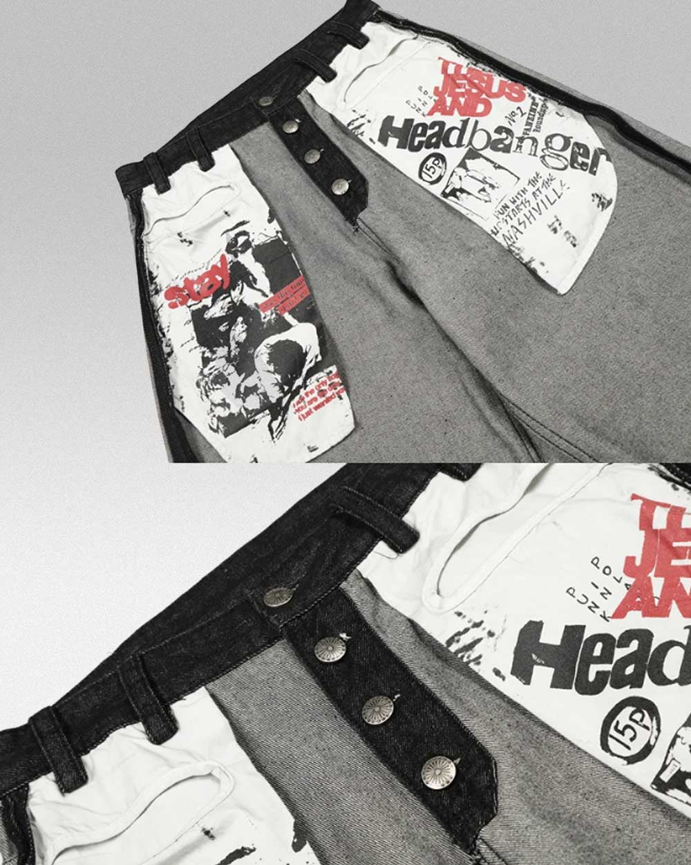 Y2k hip hop jeans ’Kamaishi’