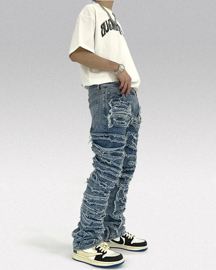 Y2k jeans men's "Tatsuno"