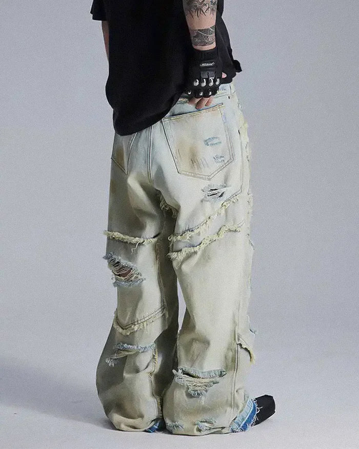 Y2k men’s baggy jeans ’Satsuma’ - TECHWEAR STORM™