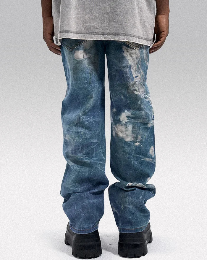 Y2k printed jeans ’Sanuki’ - TECHWEAR STORM™