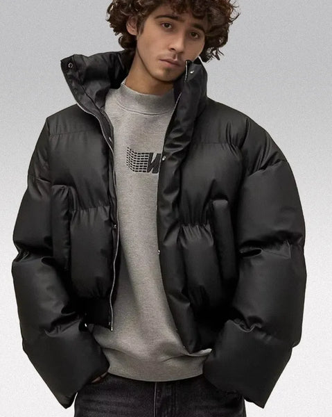 鬼短丈fur down jacket y2k・ギャル・サイバー・punk 鬼短丈fur down jacket y2k・ギャル・サイバー・punk - メルカリ
