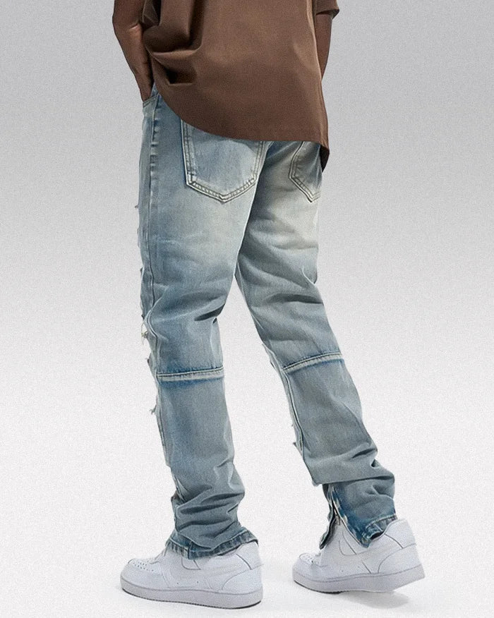 Jeans Ripped Tech Y2k ripped jeans