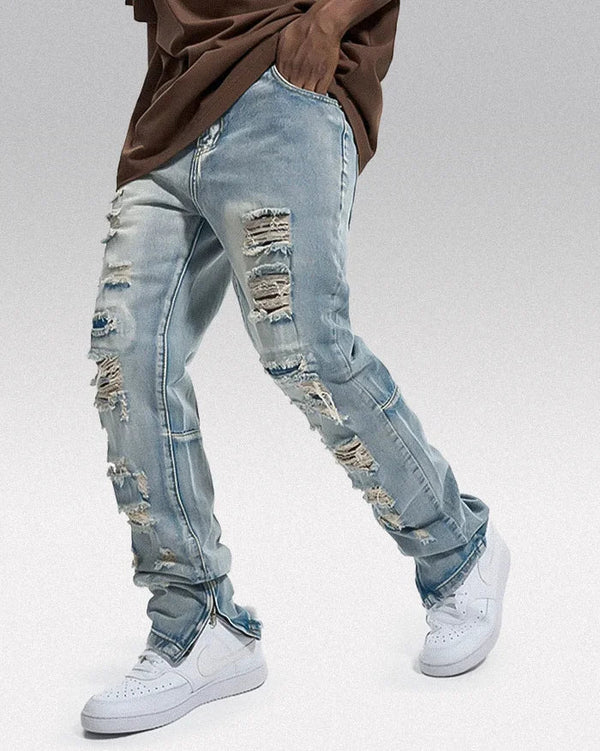 Jeans Ripped Tech Y2k ripped jeans