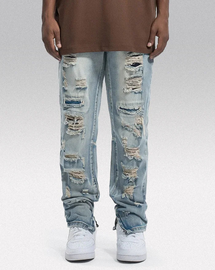 Jeans Ripped Tech Y2k ripped jeans