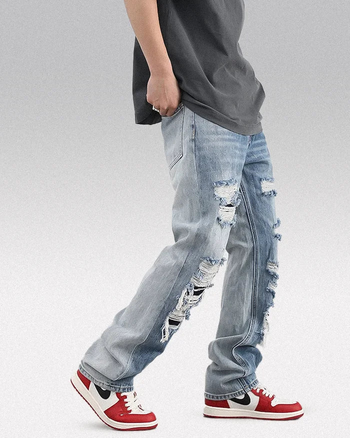 Y2k streetwear jeans ’Akune’ - TECHWEAR STORM™