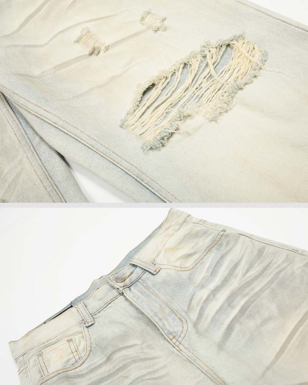 Y2k white jeans ’Kasama’