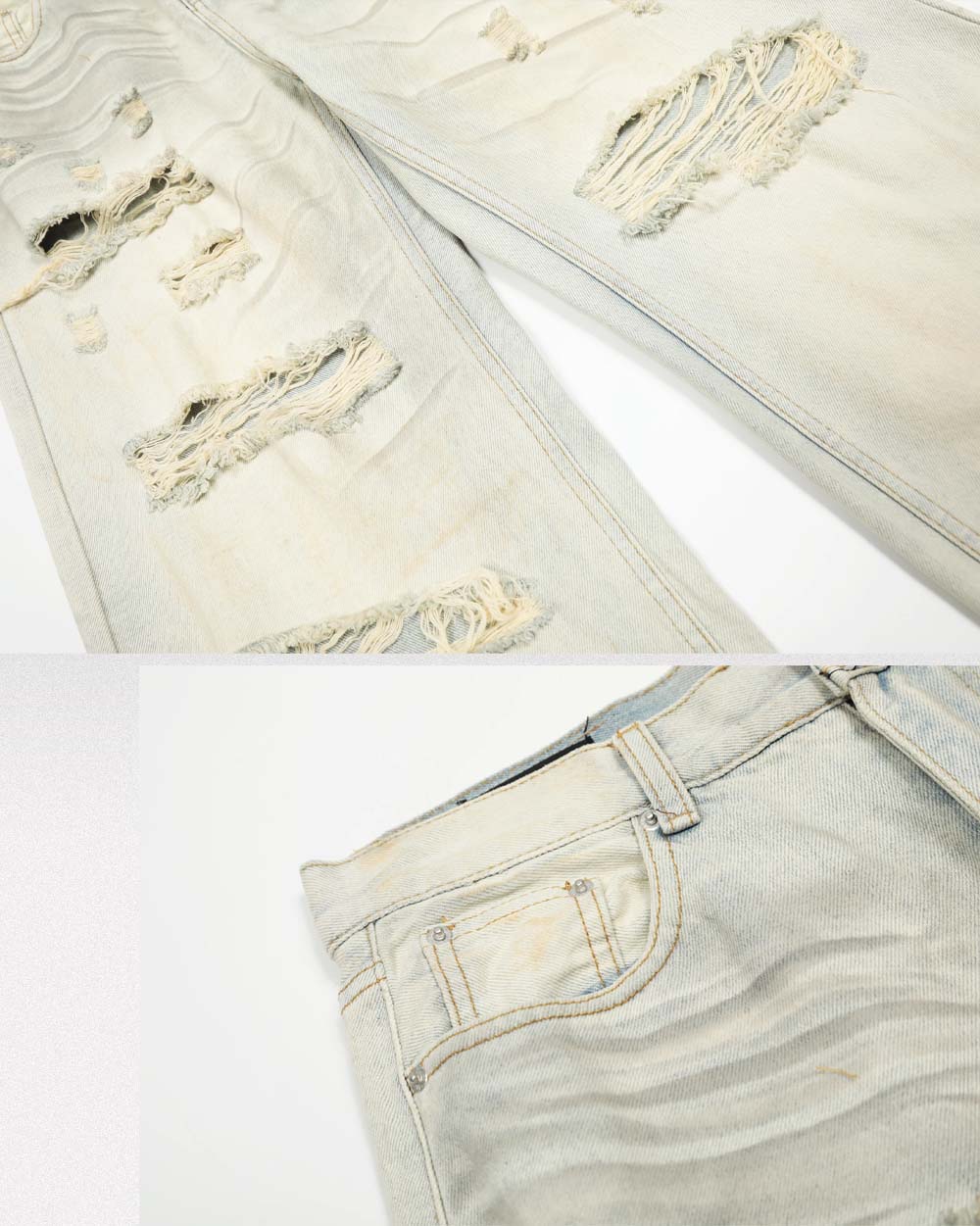 Y2k white jeans ’Kasama’