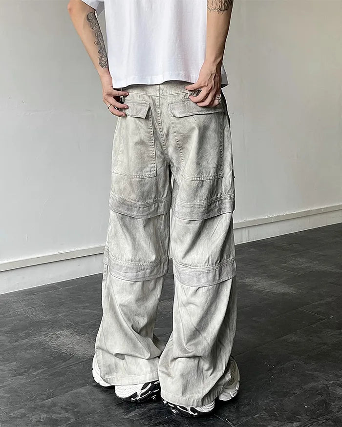 Y2k wide leg jeans ’Shimo’ - TECHWEAR STORM™